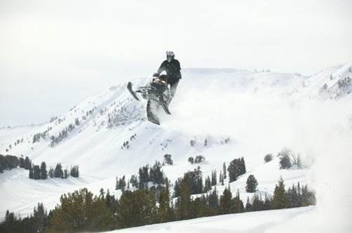 Snow Movile Rider Image