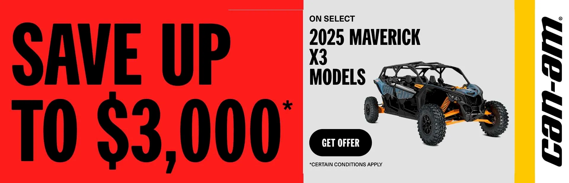 Read more about the article Save up to $4,000 or 0% for 60 months + 75% off on audio roof on select 2025 Commander models