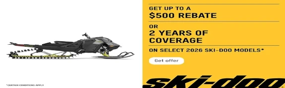 You are currently viewing Ski-Doo – Get up to $500 or 2 years of coverage on select 2026 Ski-Doo models