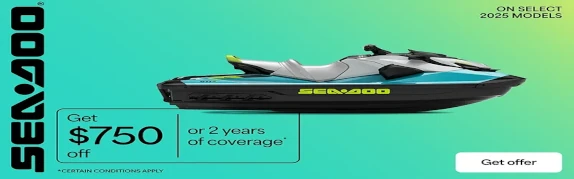 You are currently viewing Sea-Doo – Get $750 off or 2 years of coverage on select 2025 model