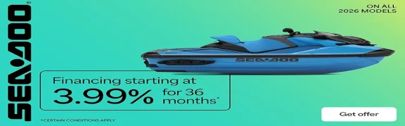 Read more about the article Sea-Doo – Financing starting at 3.99% for 36 months on all 2026 models