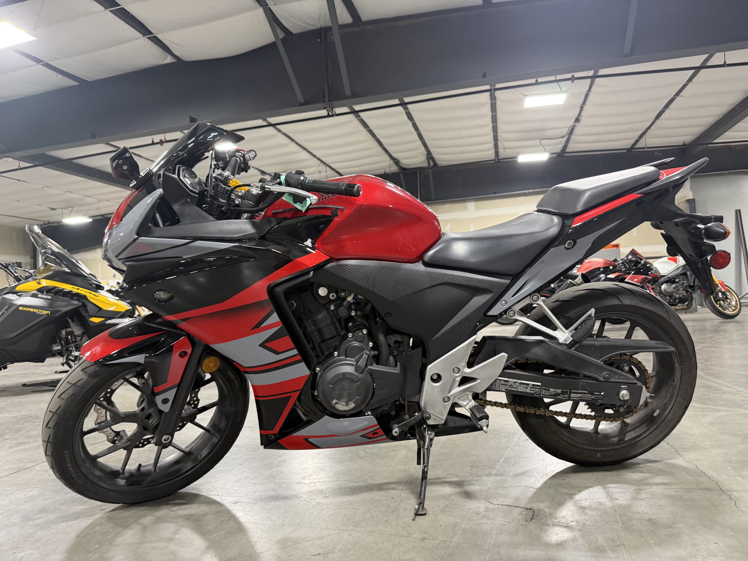 2013 HONDA CBR500R MOTORCYCLE