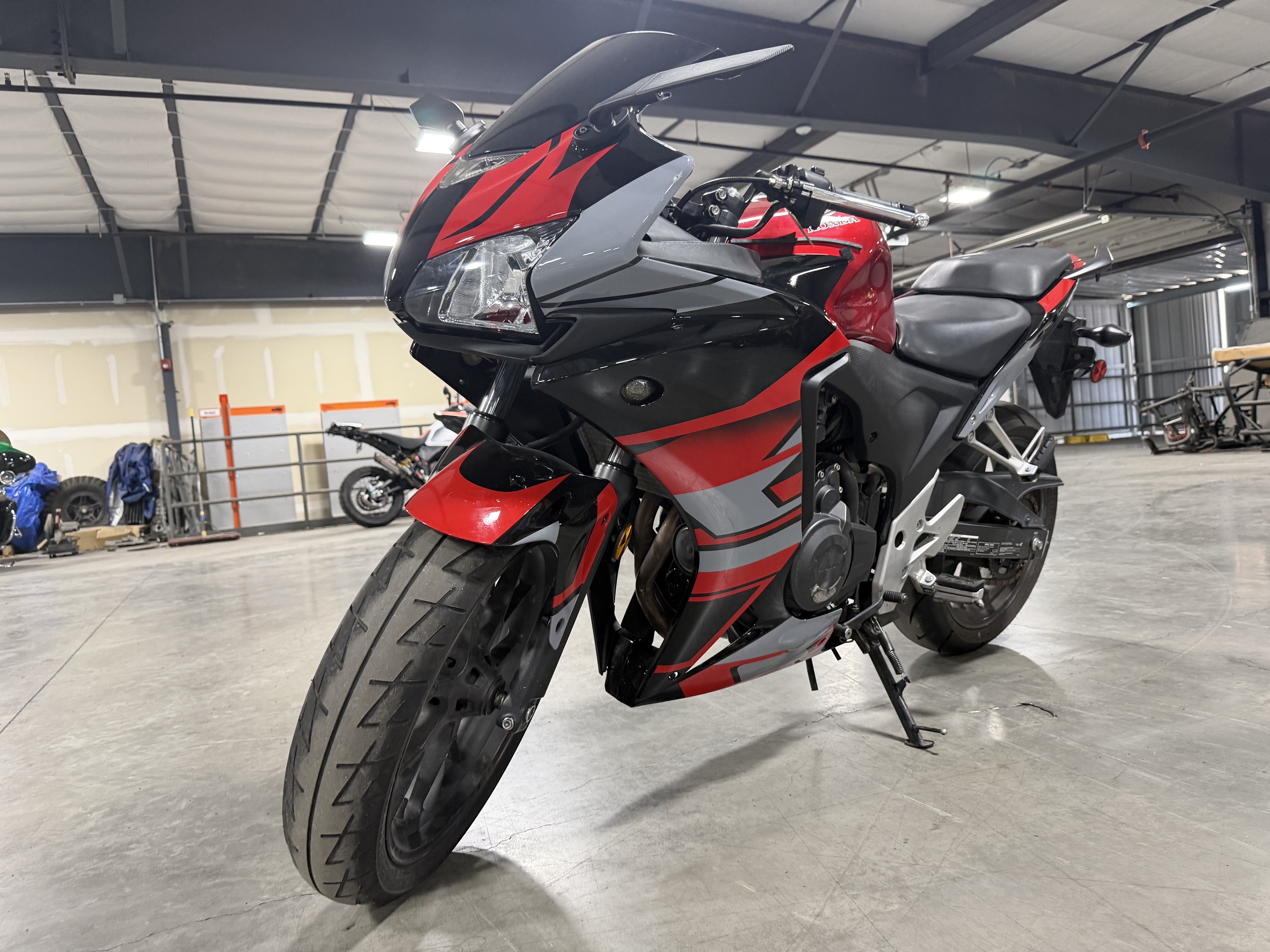 2013 HONDA CBR500R MOTORCYCLE