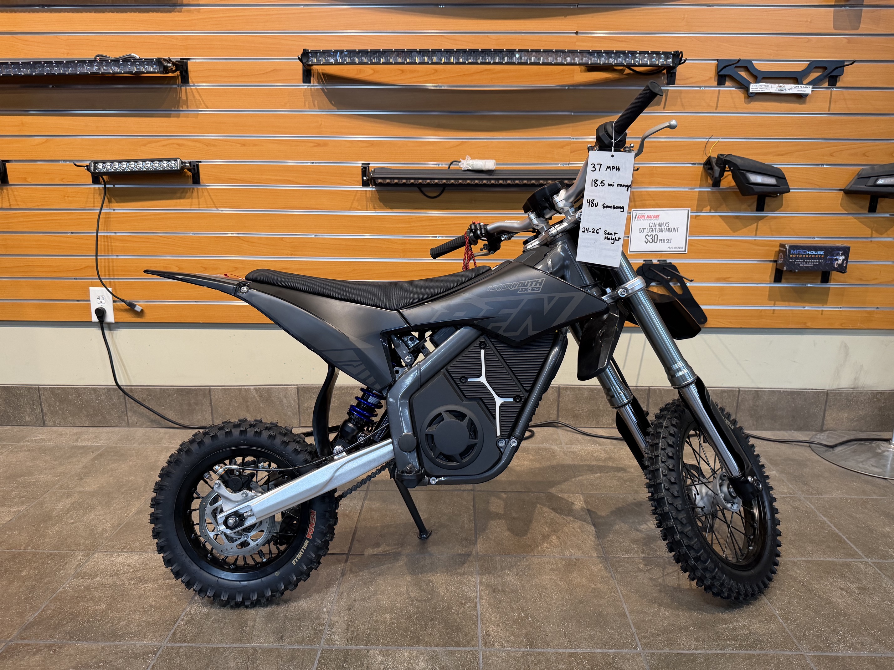 2026 RFN Warrior Youth SX-E5 EBIKES